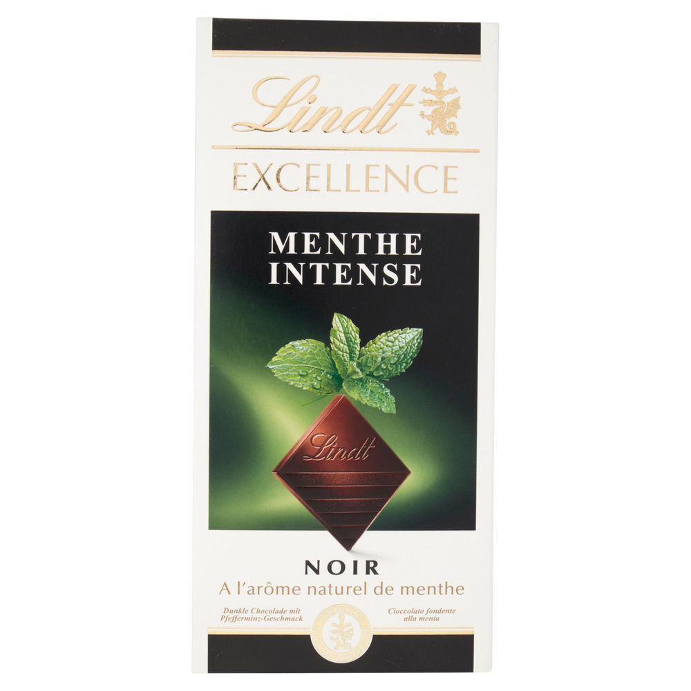 TAVOLETTA EXCELLENCE FONDENTE MENTA LINDT SCATOLA GR 100 - 2