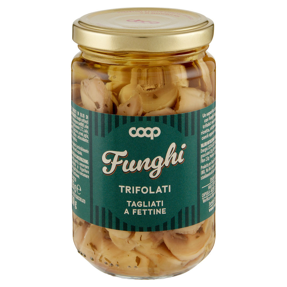 FUNGHI TRIFOLATI OLIO GIRASOLE COOP V.V. G .285 - 2