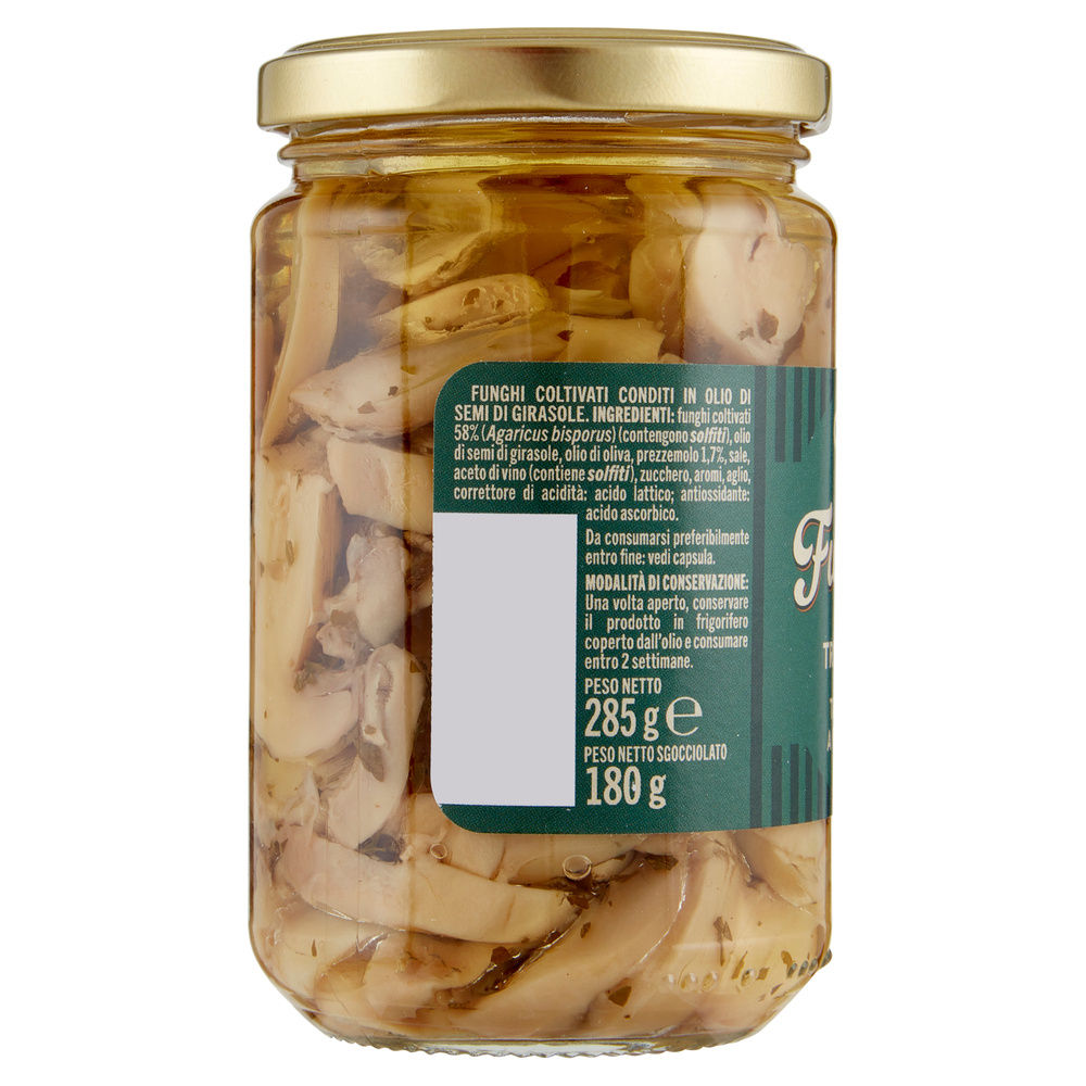 FUNGHI TRIFOLATI OLIO GIRASOLE COOP V.V. G .285 - 7
