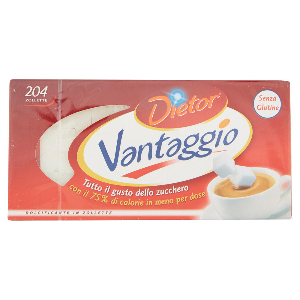 DOLCIFICANTE DIETOR VANTAGGIO IPOCAL. 4 ZOLLETTE  SCATOLA  G 290 - 3