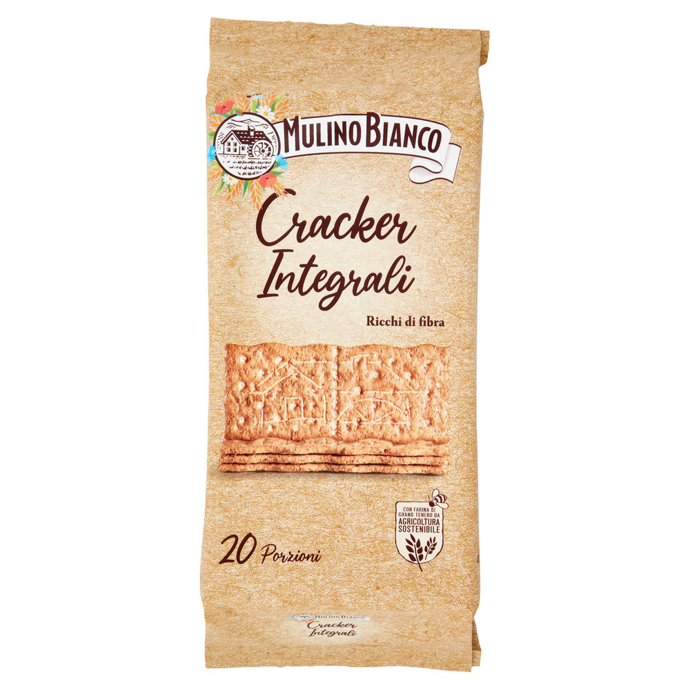 CRACKERS INTEGRALI SFOGLIA DI GRANO  MULINO BIANCO  INCARTO G.500 - 4