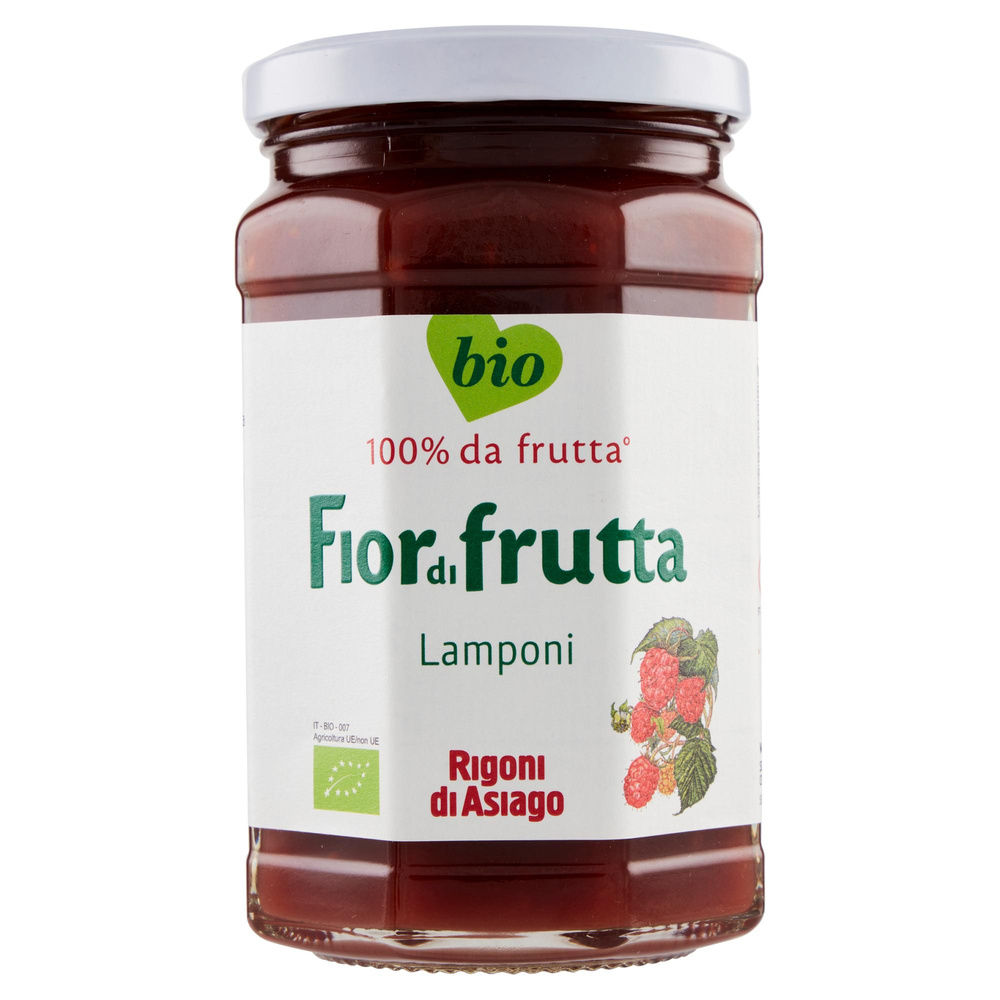 FIORDIFRUTTA BIO LAMPONI RIGONI VASO VETRO G  330 - 2