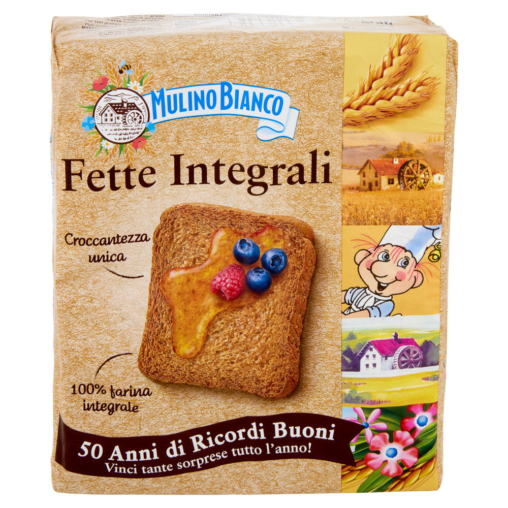 FETTE BISCOTTATE INTEGRALI  M.BIANCO PZ.36 G.315 - 17