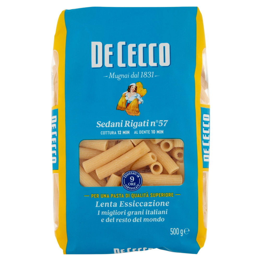 SEDANI RIGATI DI SEMOLA DE CECCO N57 SACC. G 500 - 5