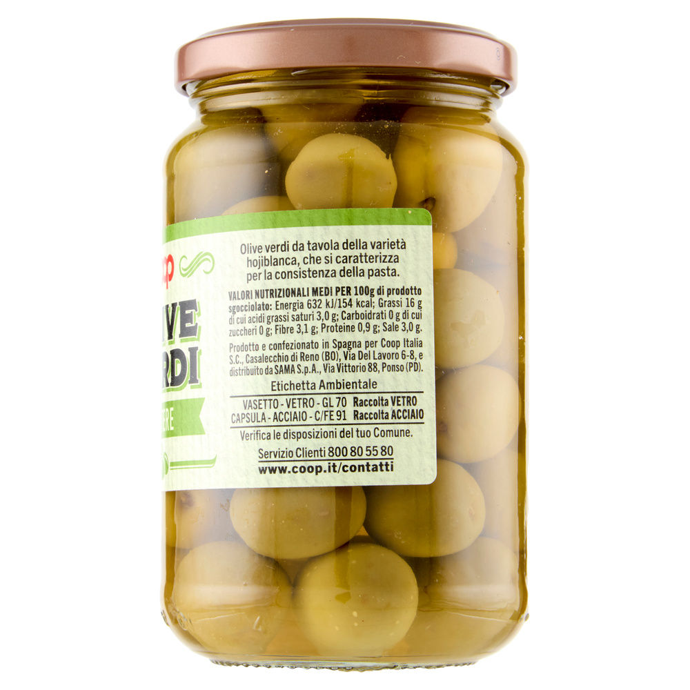 OLIVE VERDI COOP IN SALAMOIA VASO VETRO G 360 SGOCC G 200 - 11