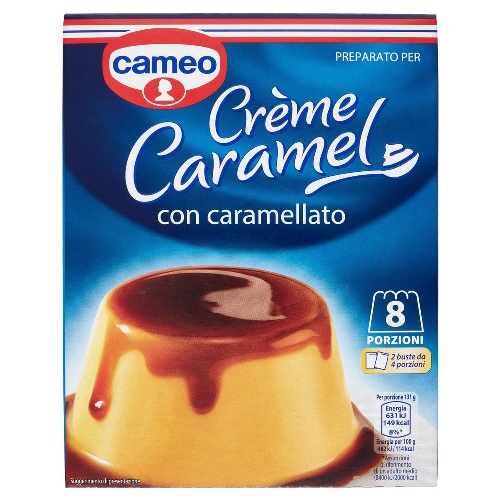 Creme caramel cameo 2 buste c/caramello scatola g 200