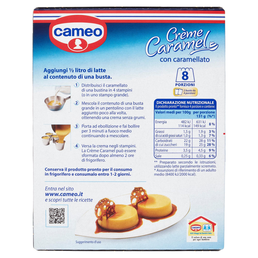 CREME CARAMEL CAMEO 2 BUSTE C/CARAMELLO SCATOLA G 200 - 1