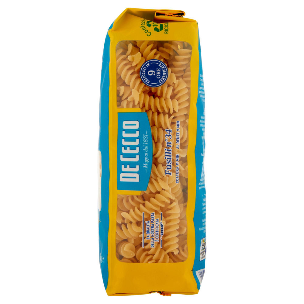 PASTA SEMOLA FUSILLI DE CECCO N34 SACCHETTO G 500 - 3