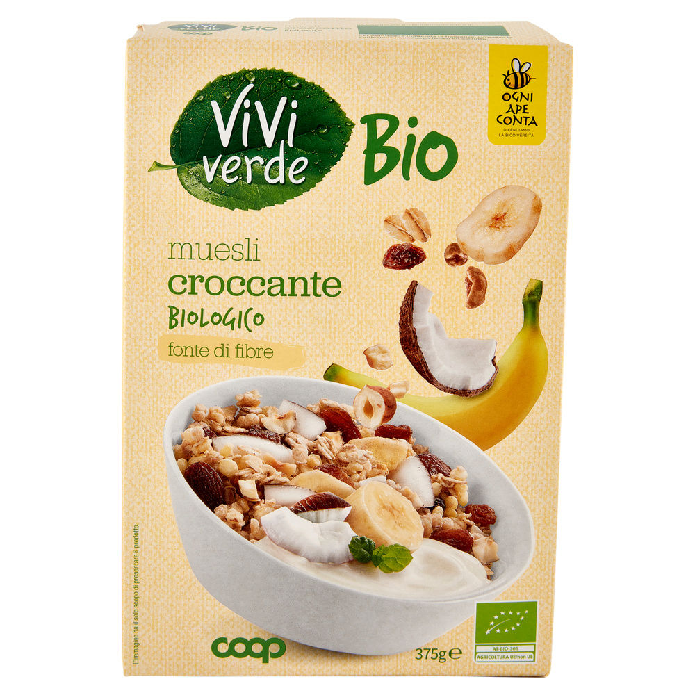 MUESLI CROCCANTE BIO VIVIVERDE COOP SCATOLA G 375 - 8