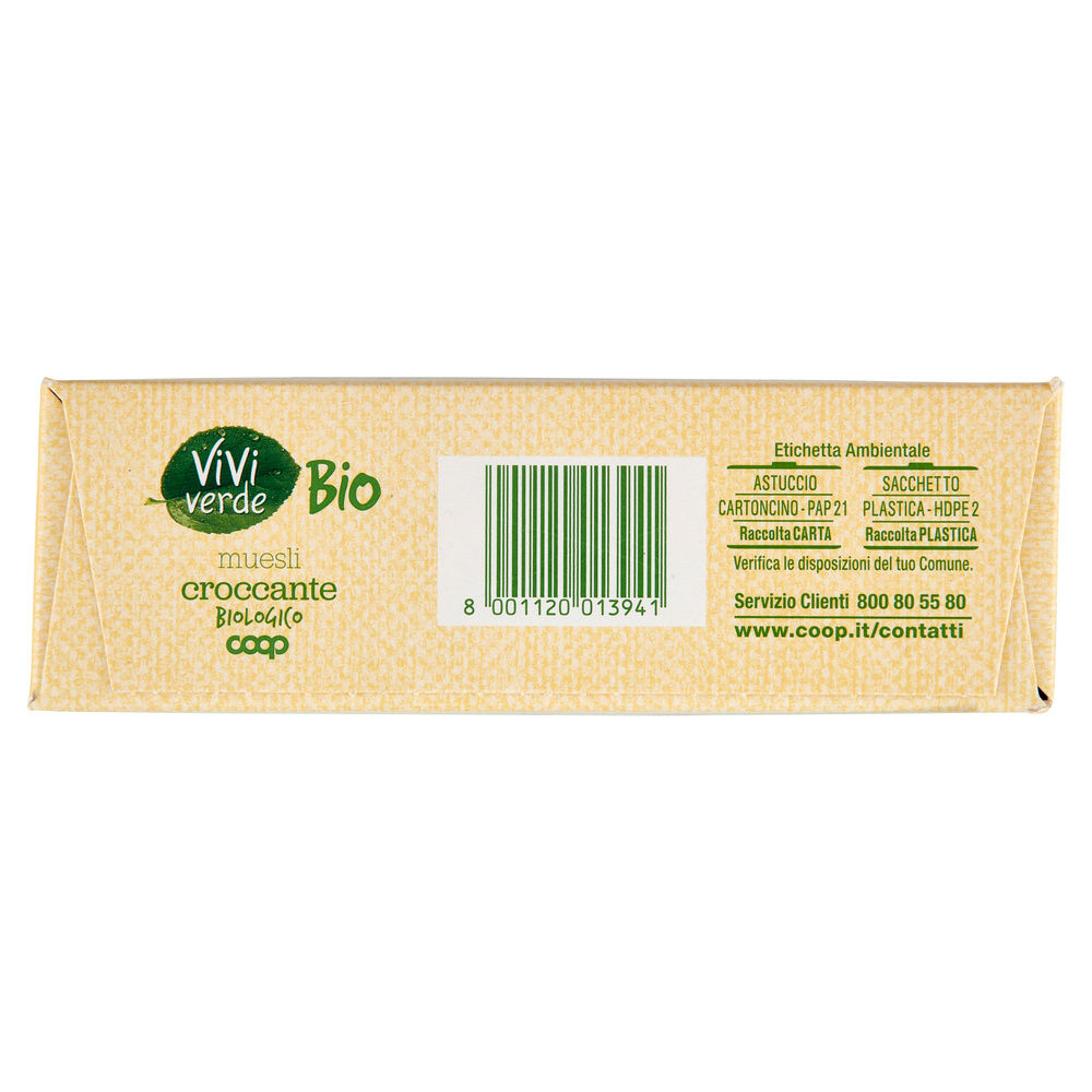 MUESLI CROCCANTE BIO VIVIVERDE COOP SCATOLA G 375 - 6