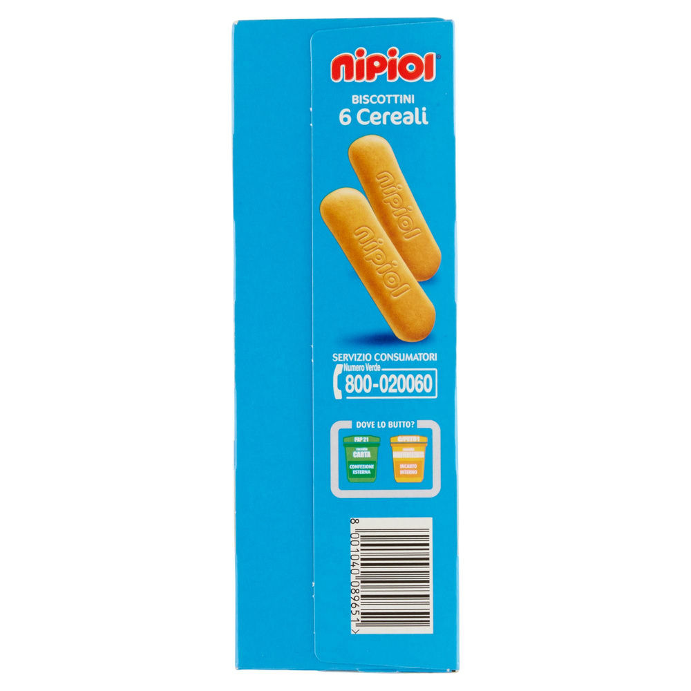 BISCOTTI NIPIOL 6 CEREALI SCATOLA G 360 - 7