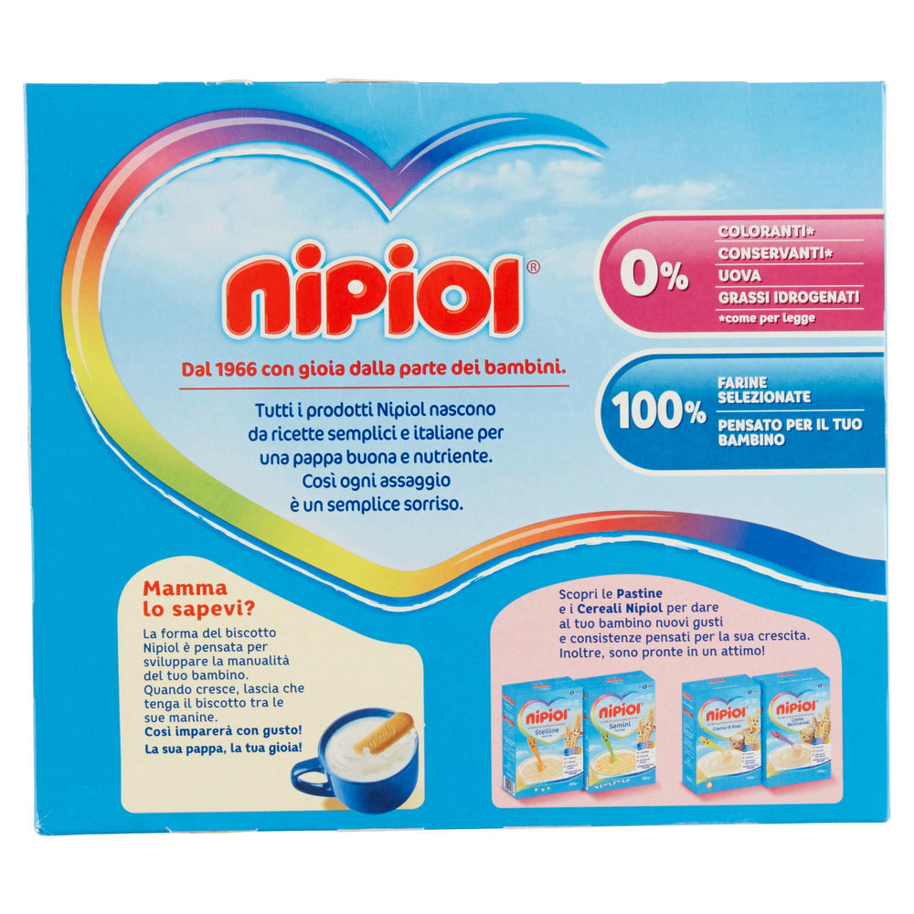 BISCOTTI NIPIOL 6 CEREALI SCATOLA G 360 - 1