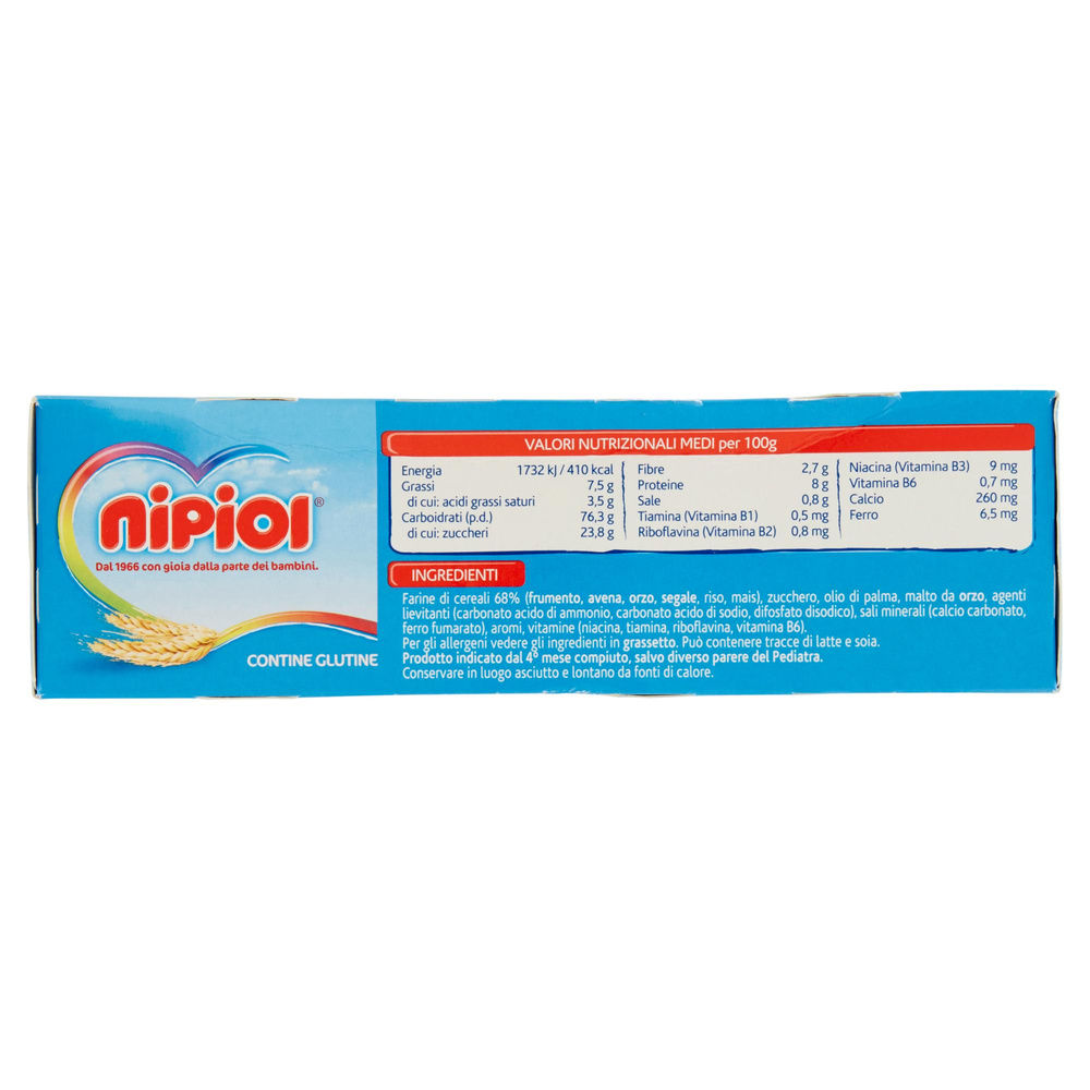 BISCOTTI NIPIOL 6 CEREALI SCATOLA G 360 - 5