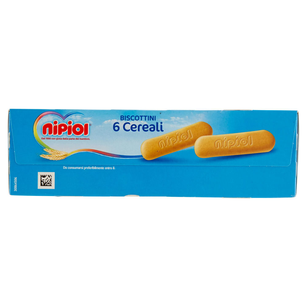 BISCOTTI NIPIOL 6 CEREALI SCATOLA G 360 - 6