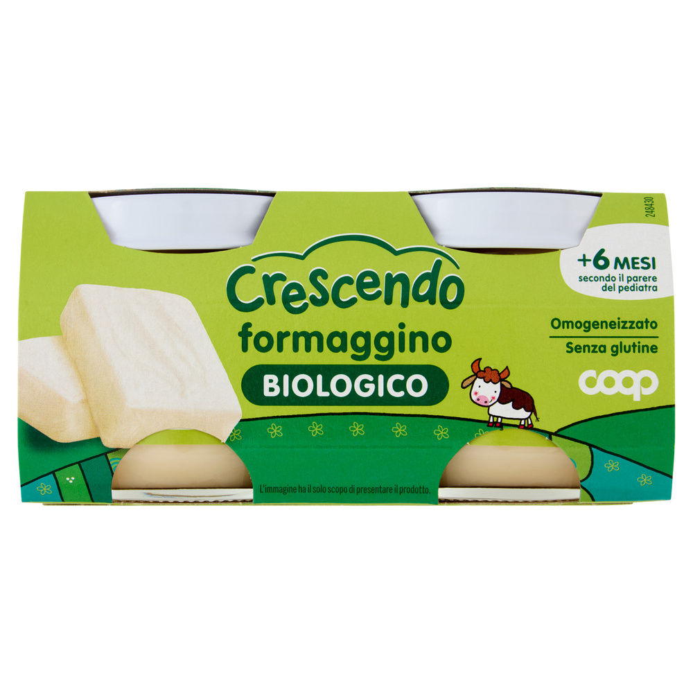 OMOGENEIZZATO FORMAGGINO BIO COOP CRESCENDO CLUSTER G 80X2 - 0