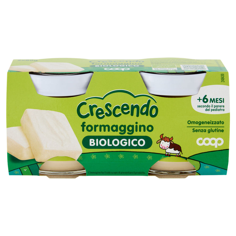 OMOGENEIZZATO FORMAGGINO BIO COOP CRESCENDO CLUSTER G 80X2 - 10