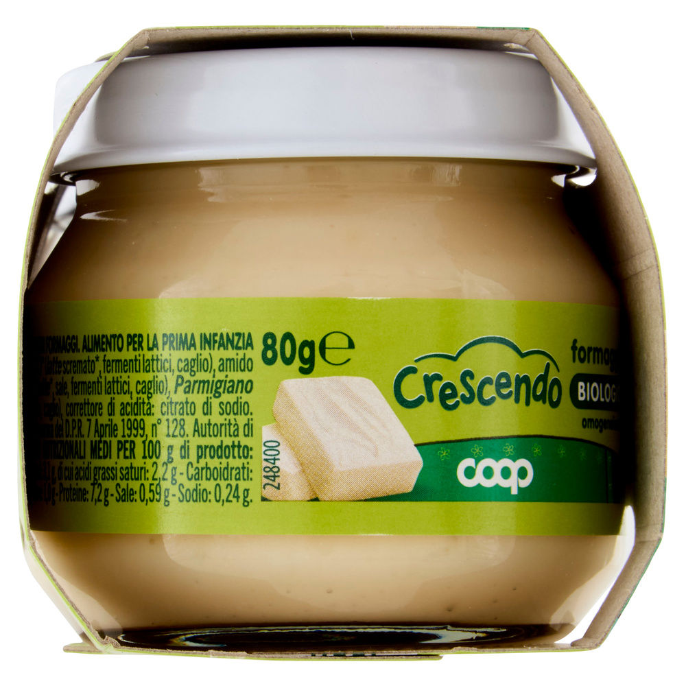 OMOGENEIZZATO FORMAGGINO BIO COOP CRESCENDO CLUSTER G 80X2 - 12