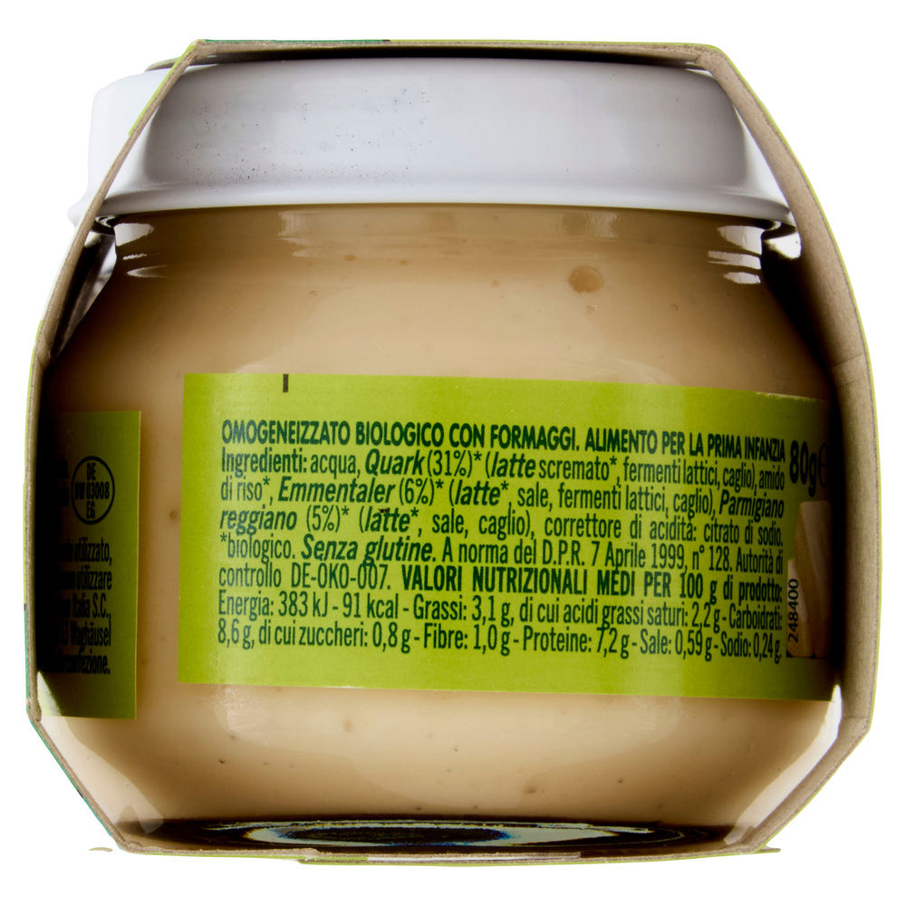 OMOGENEIZZATO FORMAGGINO BIO COOP CRESCENDO CLUSTER G 80X2 - 14