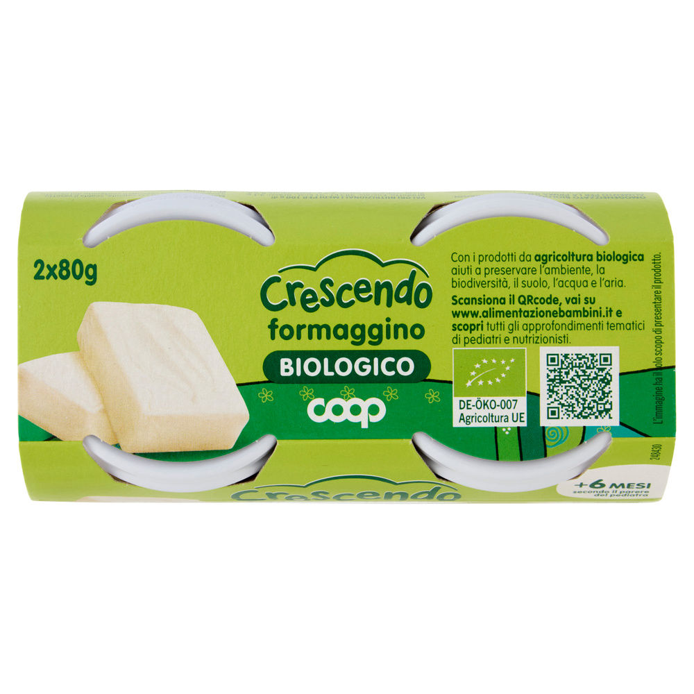 OMOGENEIZZATO FORMAGGINO BIO COOP CRESCENDO CLUSTER G 80X2 - 15