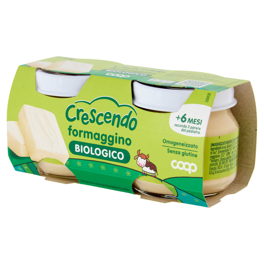 OMOGENEIZZATO FORMAGGINO BIO COOP CRESCENDO CLUSTER G 80X2 - 17