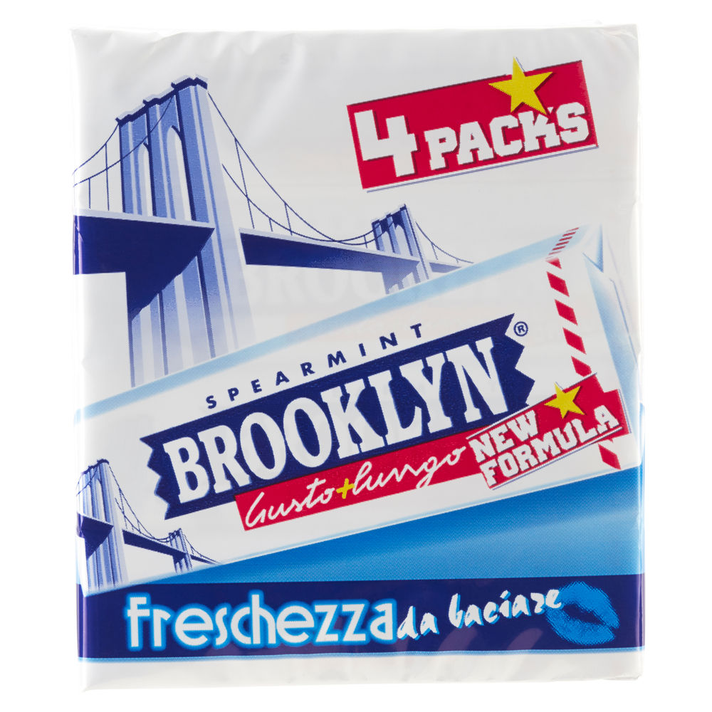 CHEWING-GUM BROOKLIN SPEARMINT PERFETTI  MULTIPACK  G 100 - 0