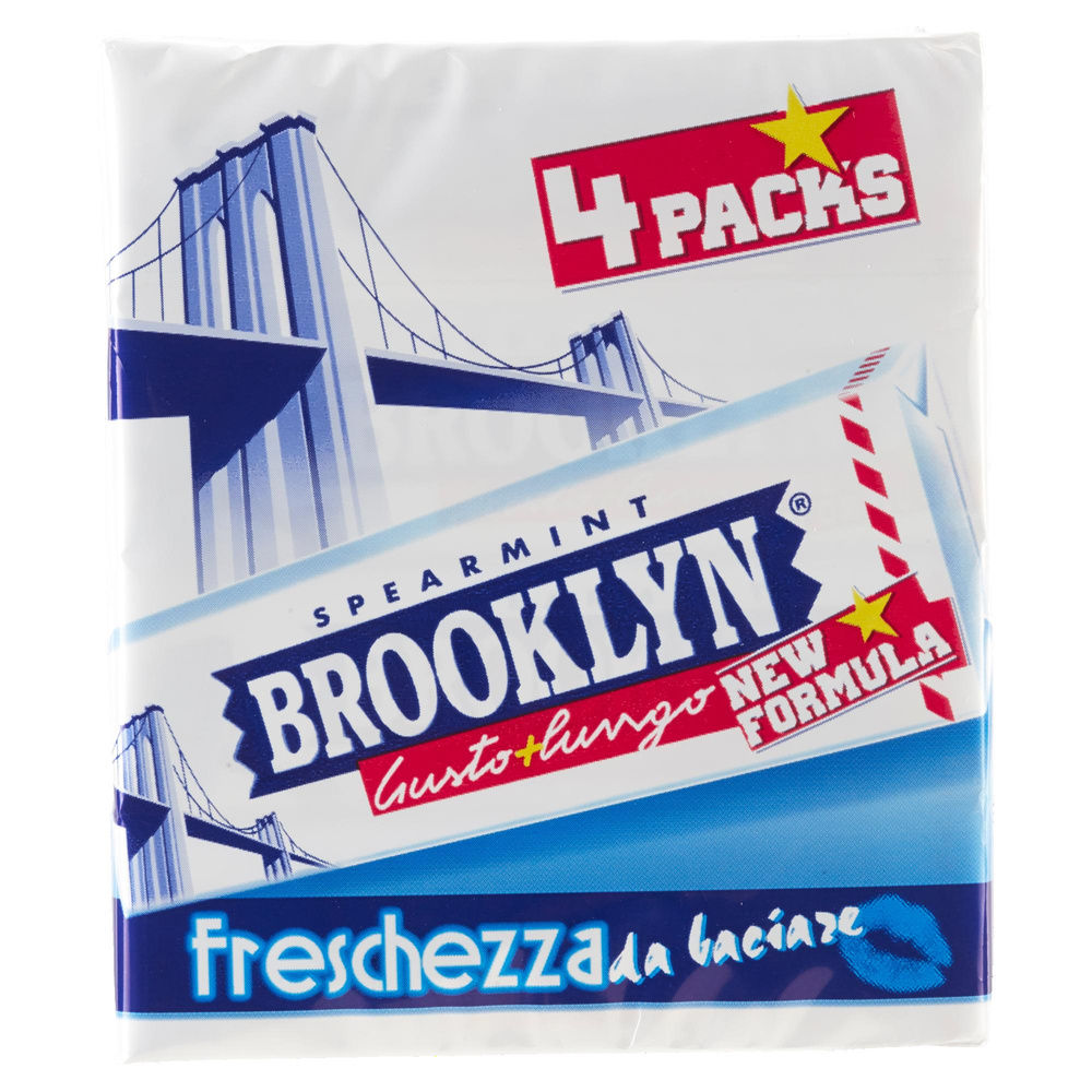 CHEWING-GUM BROOKLIN SPEARMINT PERFETTI  MULTIPACK  G 100 - 5