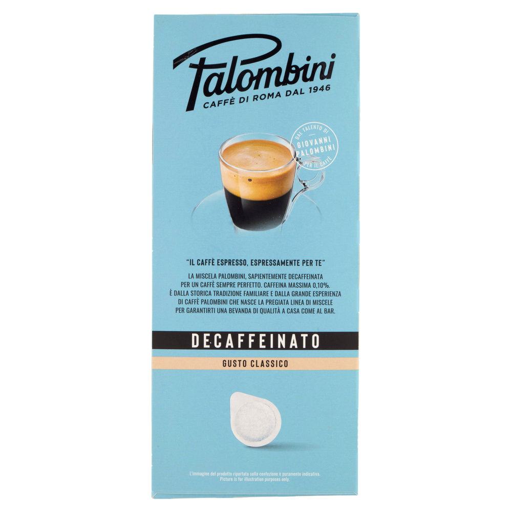CAFFE PALOMBINI DECAFFEINATO 18 CIALDE  126 GR - 12