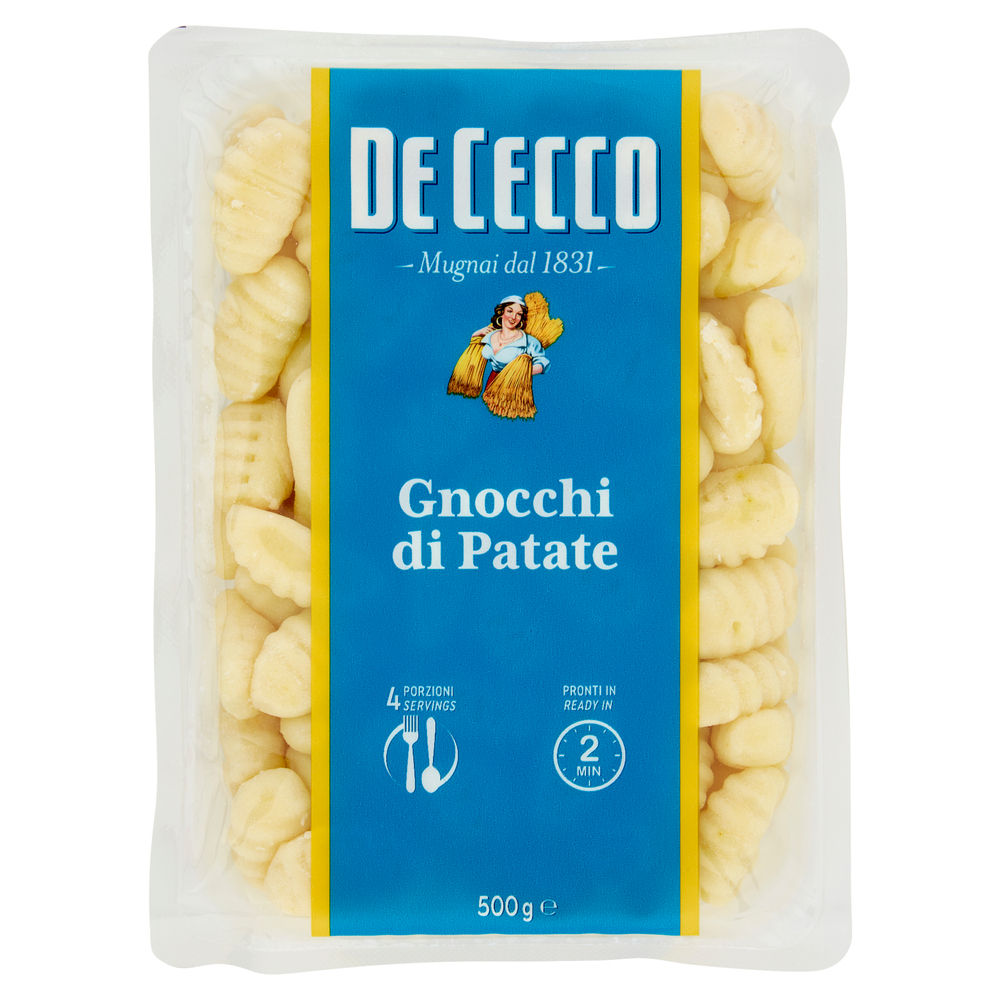 Gnocchi di patate de cecco vaschetta gr.500