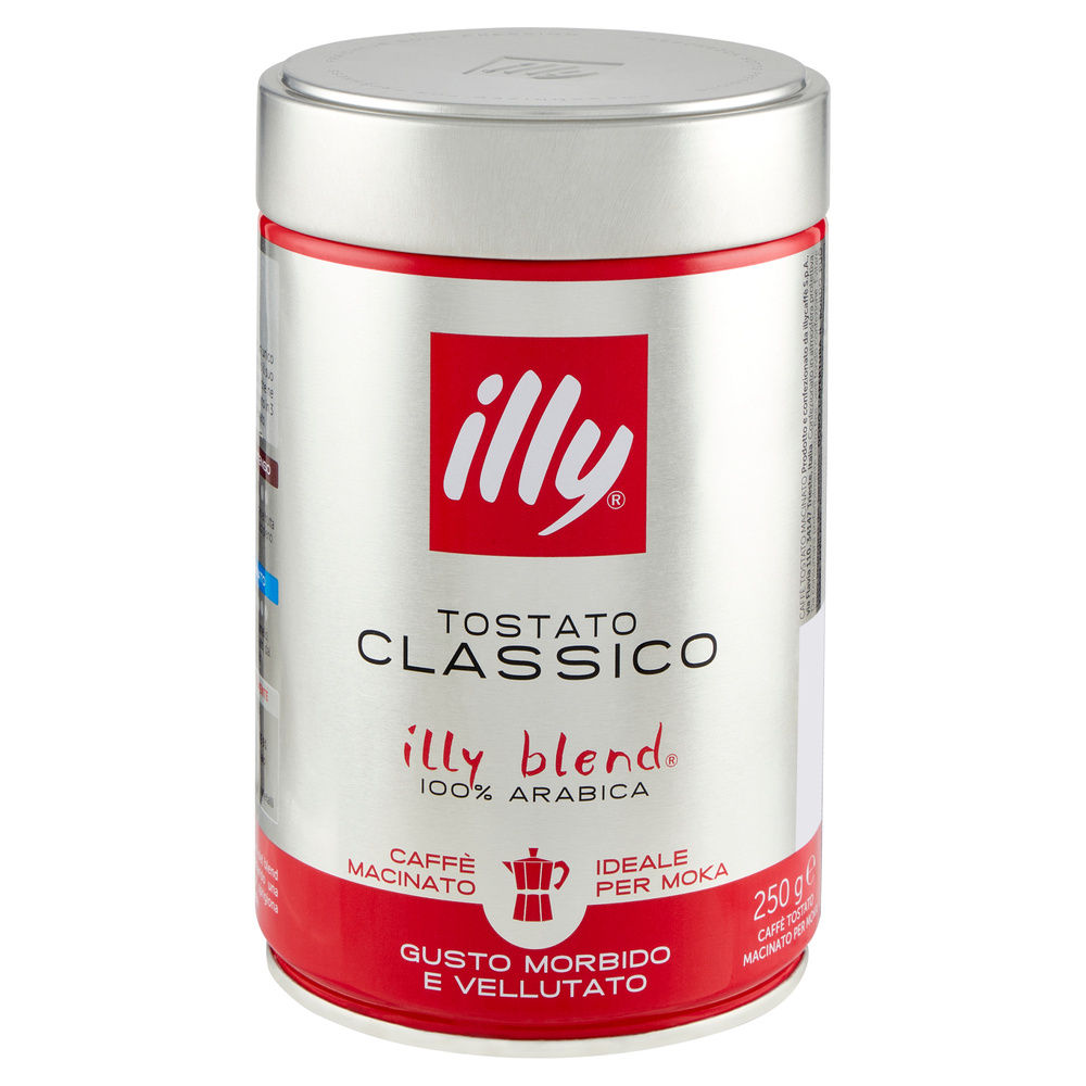 CAFFE' ILLY MACINATO MOKA GUSTO CLASSICO BARATTOLO G 250 - 4