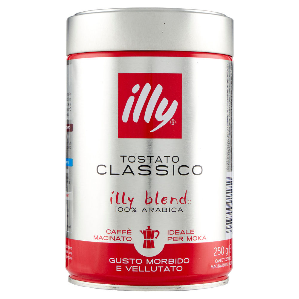 CAFFE' ILLY MACINATO MOKA GUSTO CLASSICO BARATTOLO G 250 - 5