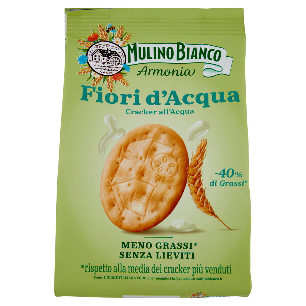 CRACKERS FIORI D'ACQUA MULINO BIANCO BARILLA SACCHETTO G.250 - 0