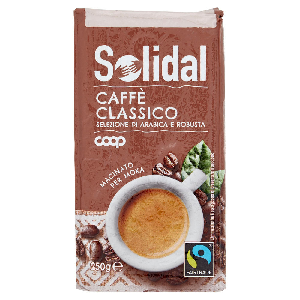 CAFFE' CLASSICO COOP SOLIDAL CENTRO AMERICA - AFRICA MACINATO SACCHETTO G  250 - 3