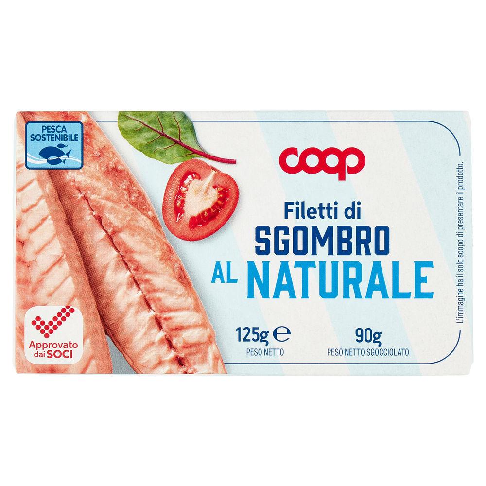 FILETTI DI SGOMBRO AL NATURALE COOP G 125 SGOCC G 90 - 0