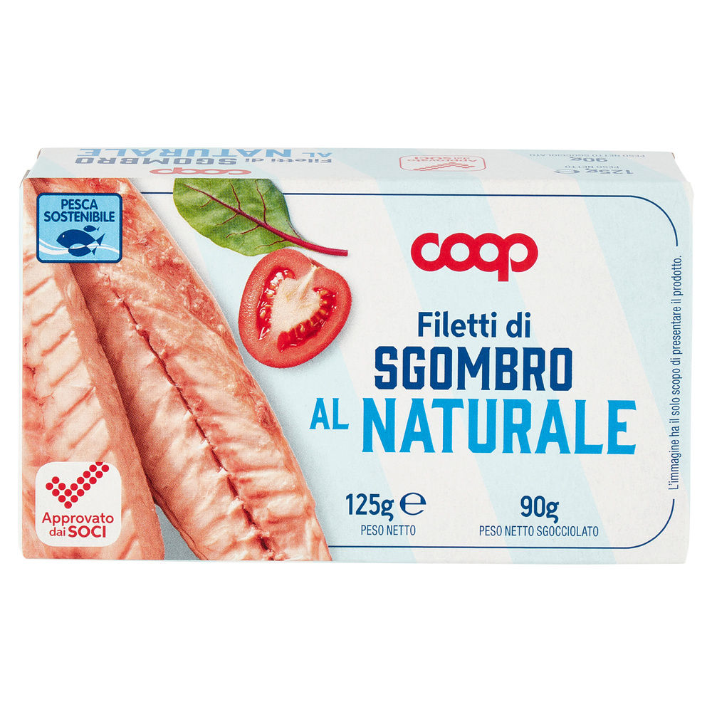 FILETTI DI SGOMBRO AL NATURALE COOP G 125 SGOCC G 90 - 7