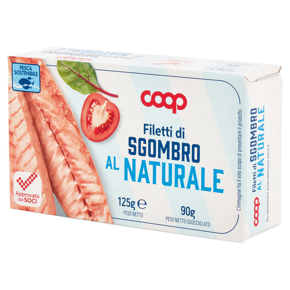 FILETTI DI SGOMBRO AL NATURALE COOP G 125 SGOCC G 90 - 8