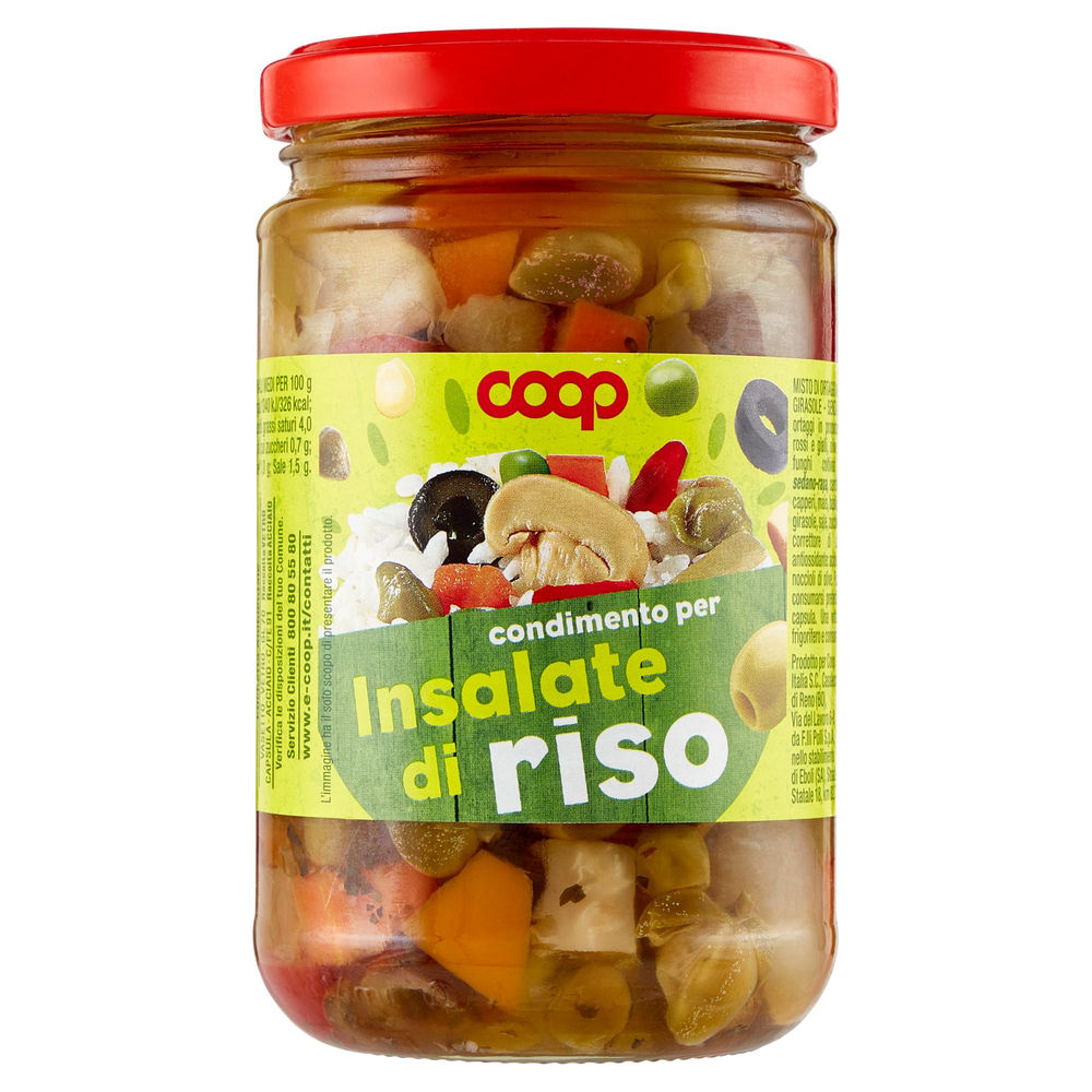 Condimento per insalata di riso coop v.v. g285