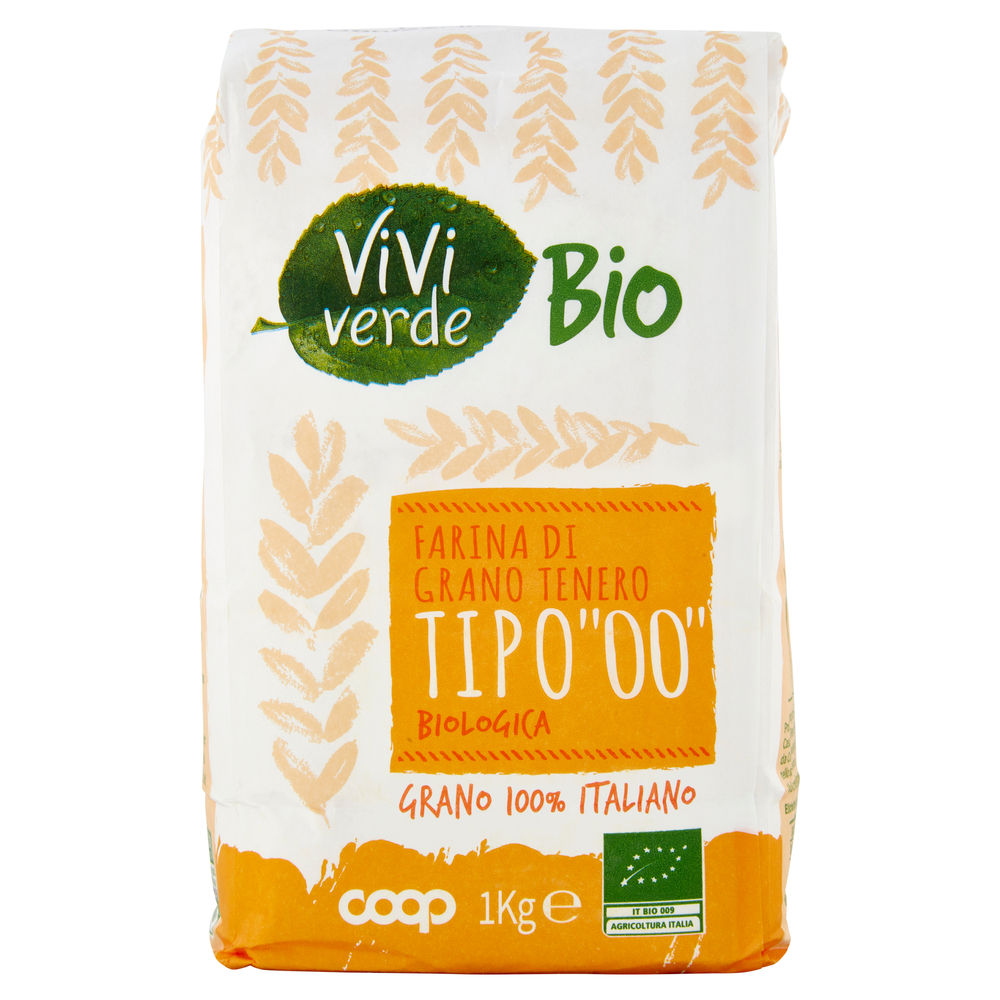 FARINA DI GRANO TENERO TIPO 00 BIO  VIVI VERDE COOP SACCHETTO KG.1 - 0