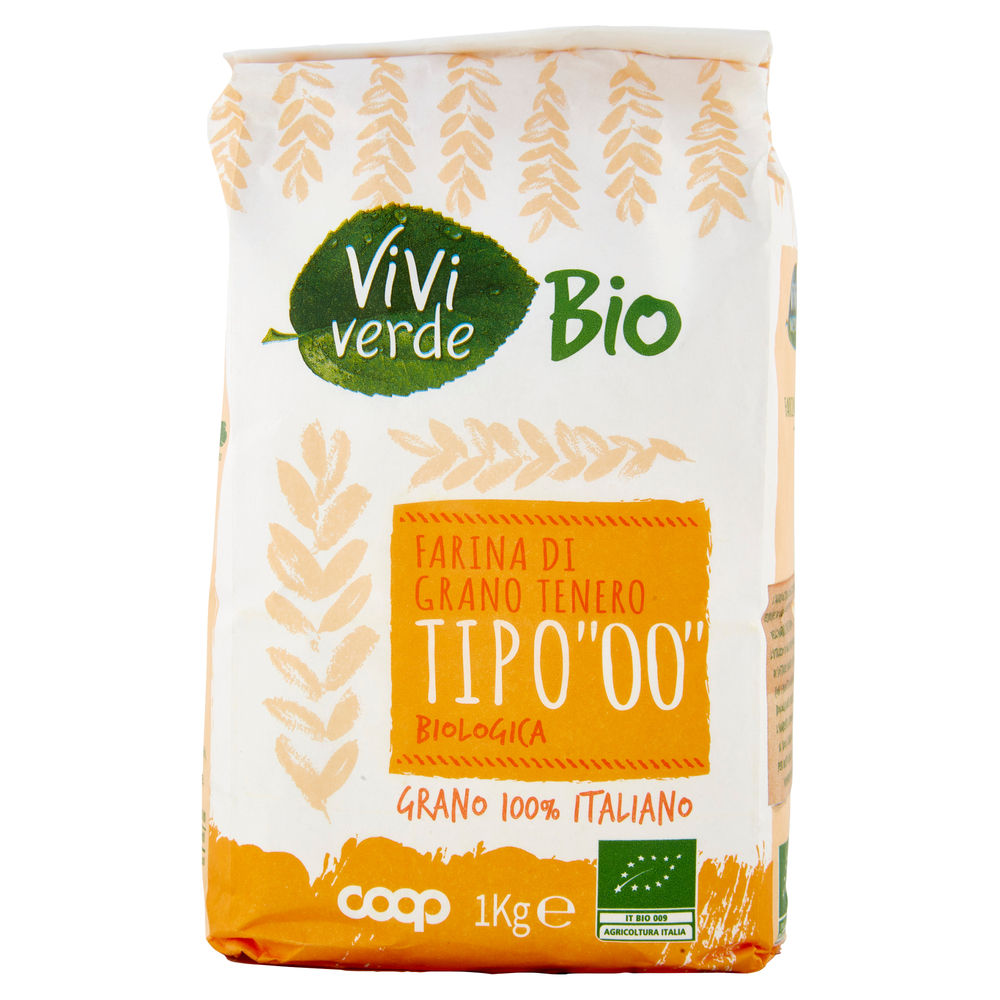 FARINA DI GRANO TENERO TIPO 00 BIO  VIVI VERDE COOP SACCHETTO KG.1 - 1