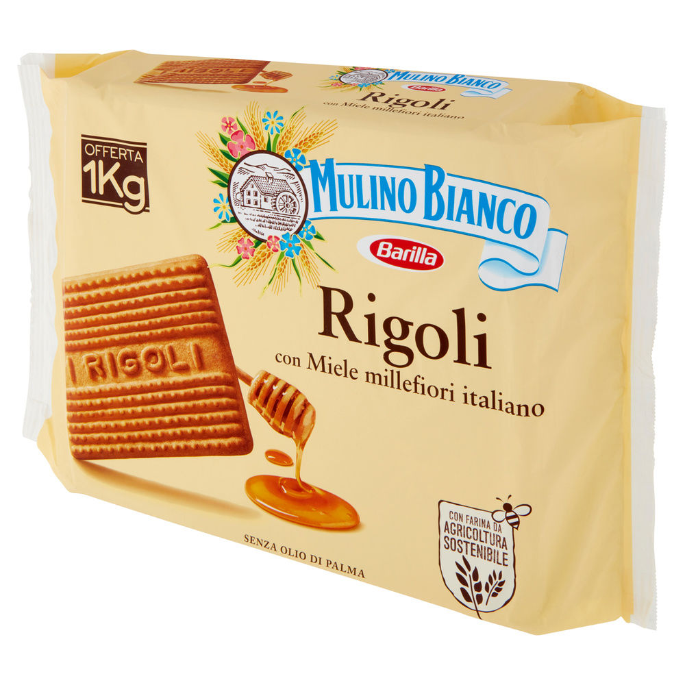 BISCOTTI FROLLINI  RIGOLI MULINO BIANCO INCARTO KG.1 - 15