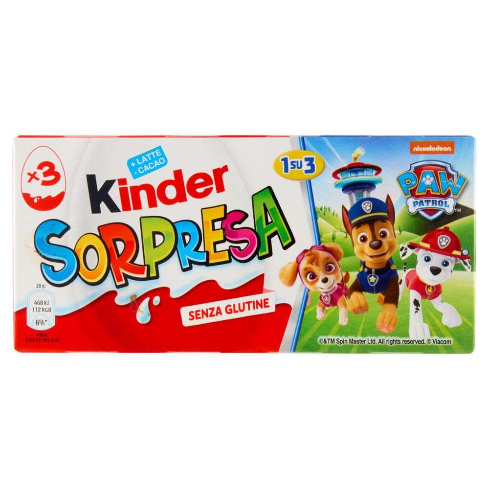 Ovetti kinder sorpresa ferrero sogg.vari t.3 scatola gr 60