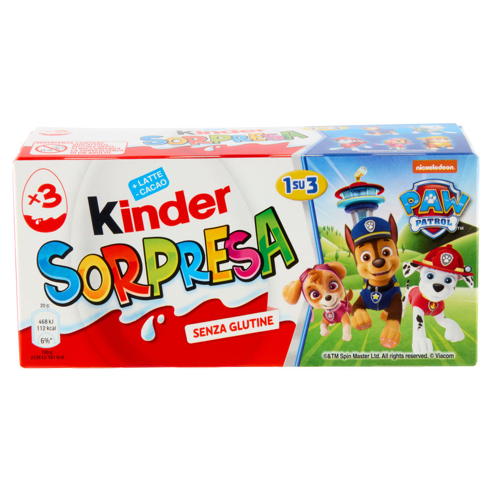 OVETTI KINDER SORPRESA FERRERO SOGG.VARI T.3 SCATOLA GR 60 - 6