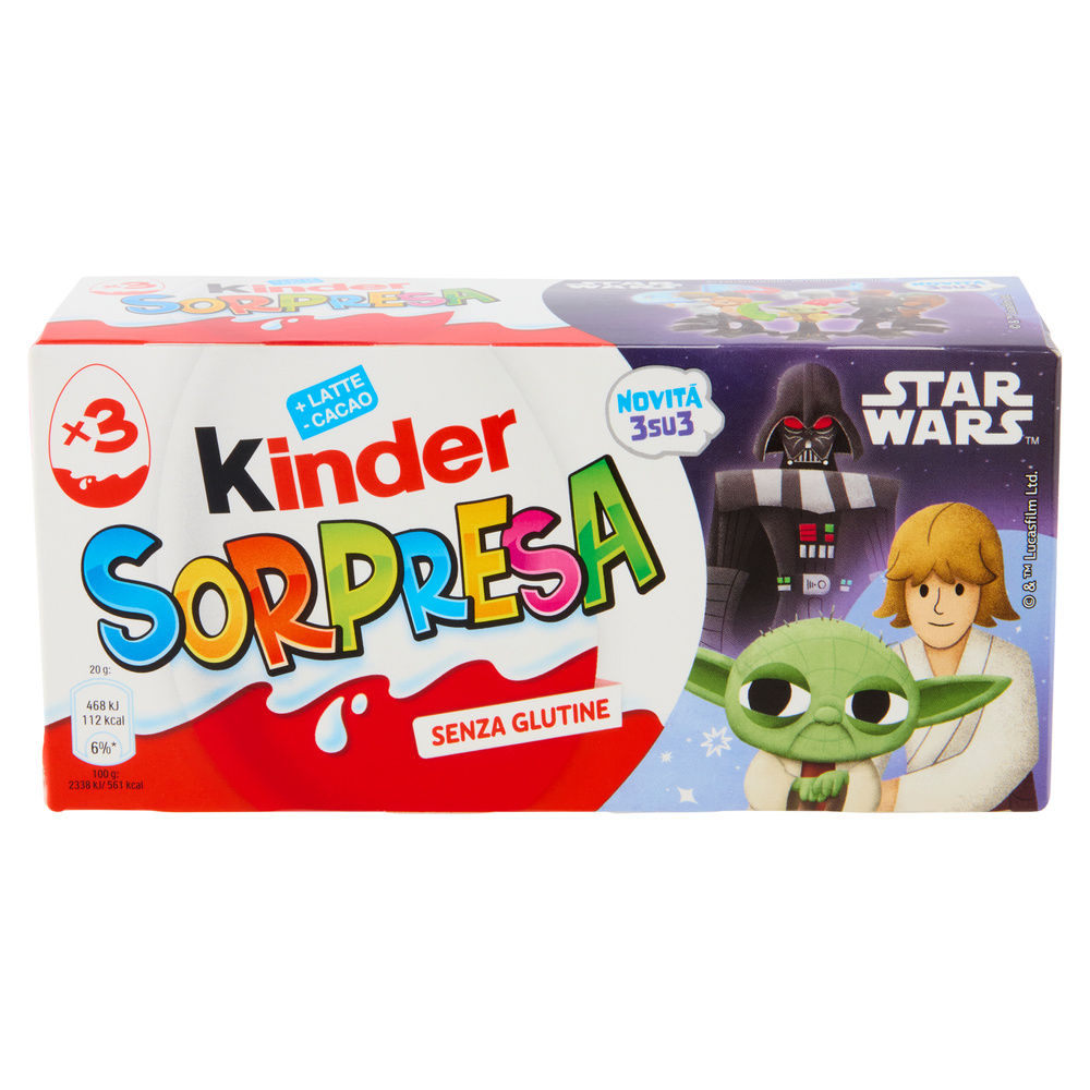 OVETTI KINDER SORPRESA FERRERO SOGG.VARI T.3 SCATOLA GR 60 - 9