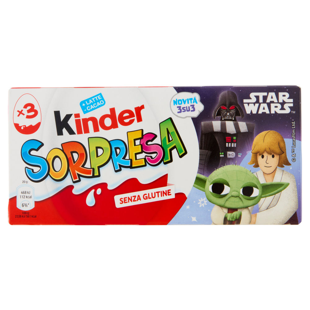 OVETTI KINDER SORPRESA FERRERO SOGG.VARI T.3 SCATOLA GR 60 - 10
