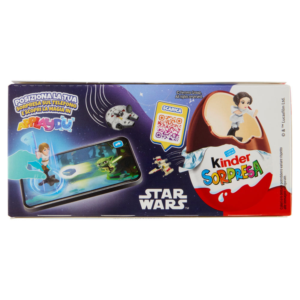 OVETTI KINDER SORPRESA FERRERO SOGG.VARI T.3 SCATOLA GR 60 - 12