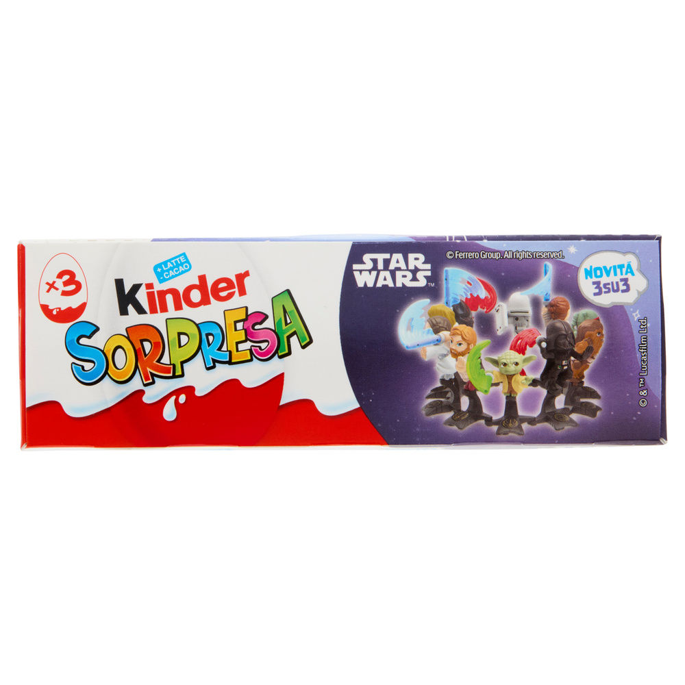 OVETTI KINDER SORPRESA FERRERO SOGG.VARI T.3 SCATOLA GR 60 - 14