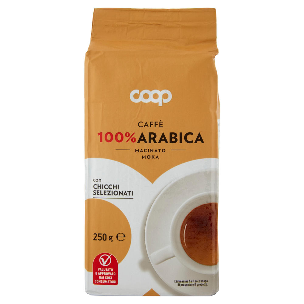 CAFFE' ARABICA 100% COOP MACINATO SACCHETTO G 250 - 0