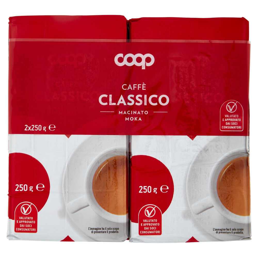 CAFFE' CLASSICO COOP MACINATO INCARTO G 250X2 - 0