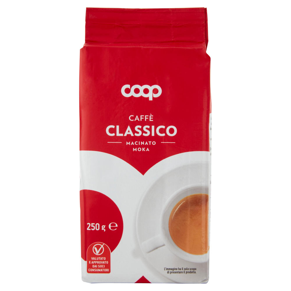 CAFFE' CLASSICO COOP MACINATO SACCHETTO G 250 - 0