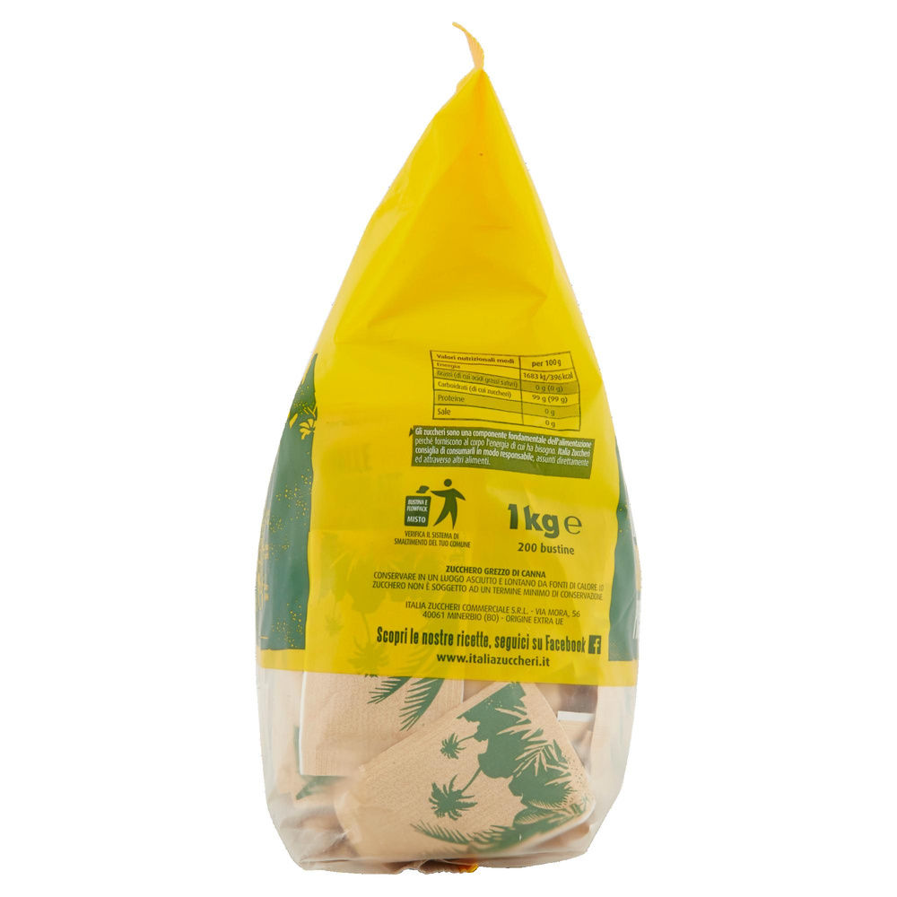 ZUCCHERO CANNA BUSTINE ITALIA ZUCCHERI SACCHETTO KG.1 - 4