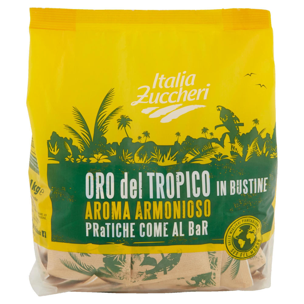 ZUCCHERO CANNA BUSTINE ITALIA ZUCCHERI SACCHETTO KG.1 - 3
